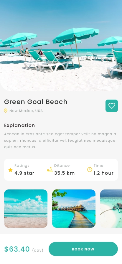Travel Search App UI Kit - Screenshot 4