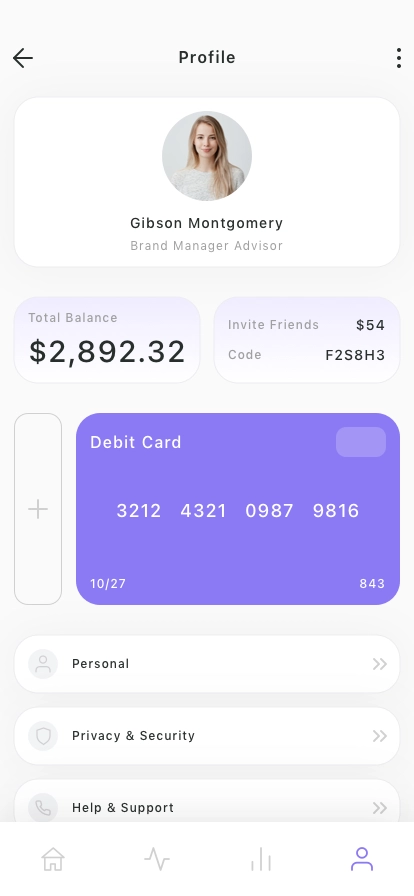 Savings Planner Mobile App UI Kit - Screenshot 2