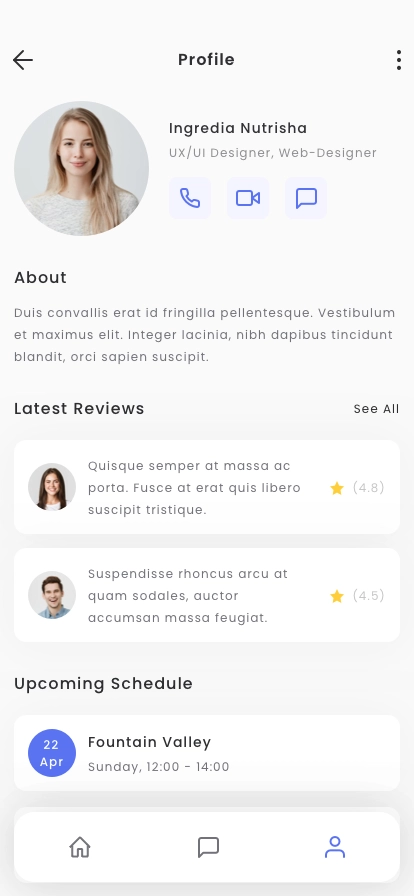 Freelancer Finder App UI Kit - Screenshot 4