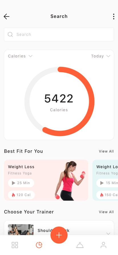 Fitness & Workout Tracker App UI Kit - Screenshot 3