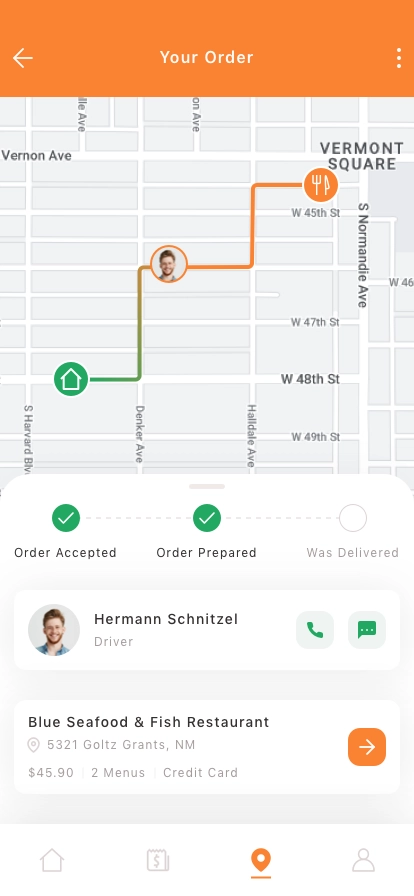 Food Delivery Mobile App UI Kit - Screenshot 4