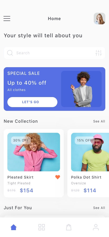 E Commerce Mobile App UI Kit - Screenshot 1