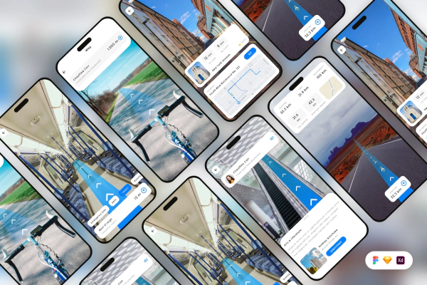 Metaverse Navigation & Virtual Reality Mobile App UI Kit