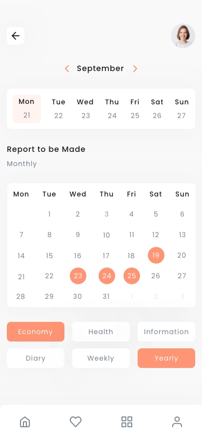 Task & Event Calendar App UI Kit - Screenshot 3