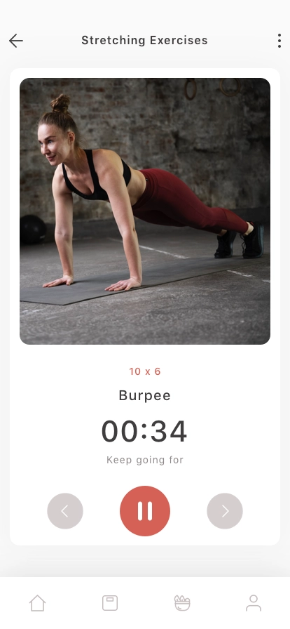 Workout Mobile App UI Kit - Screenshot 4