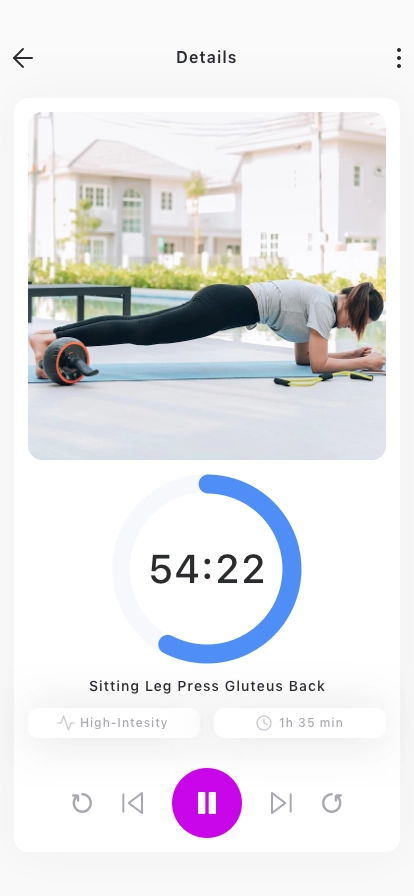 Fitness & Workout Mobile App UI Kit - Screenshot 3