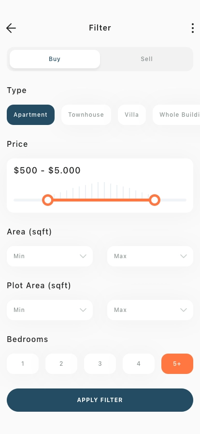 Real Estate Mobile App UI Kit - Screenshot 3