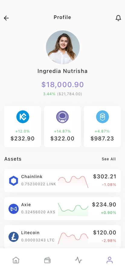 Cold Wallet Mobile App UI Kit - Screenshot 5