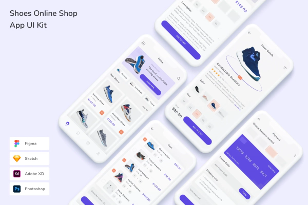 Shoes Online Shop App UI Kit