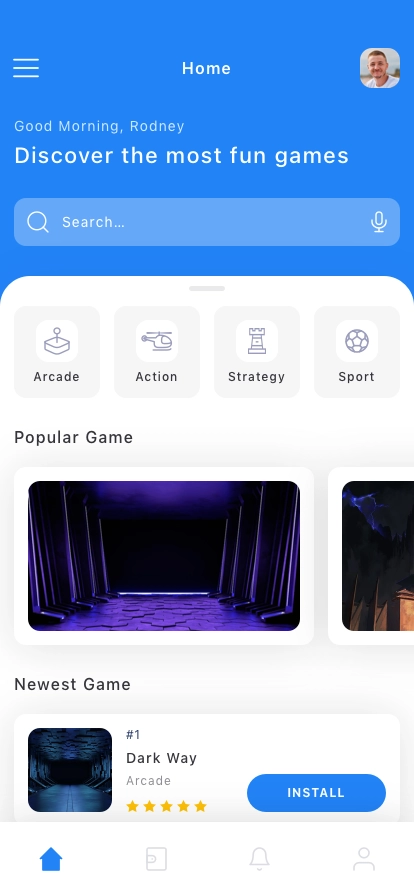 Game Store Mobile App UI Kit - Screenshot 1