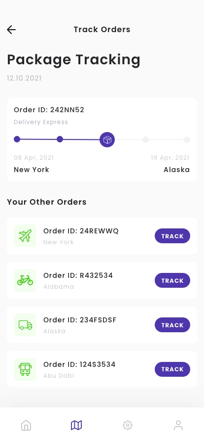 Logistic Service App UI Kit - Screenshot 5