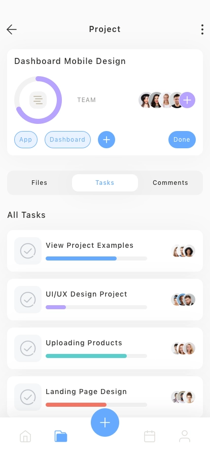 Task Management Mobile App UI Kit - Screenshot 2
