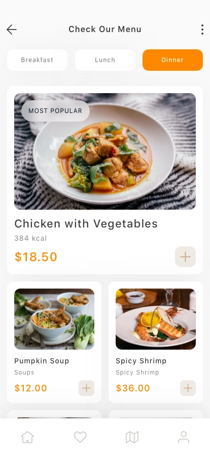 Restaurant Finder Mobile App UI Kit - Screenshot 4
