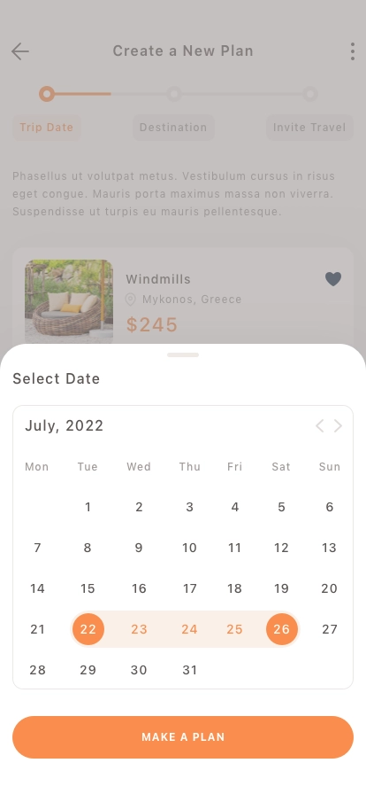 Traveling Mobile App UI Kit - Screenshot 5