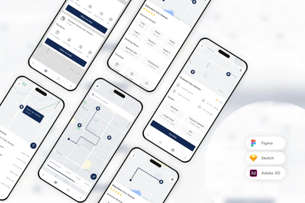 Gas Station Mobile App UI Kit