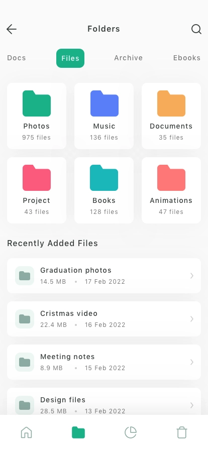 File Share & Manager App UI Kit - Screenshot 4