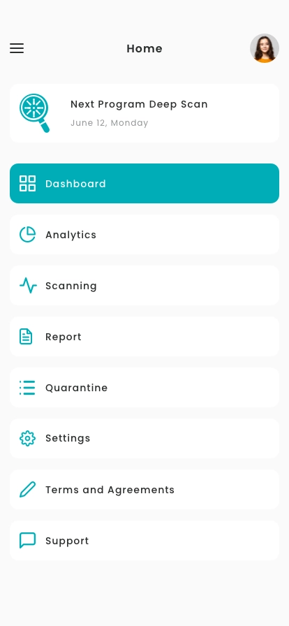 Antivirus & Malware Scanner App UI Kit - Screenshot 5