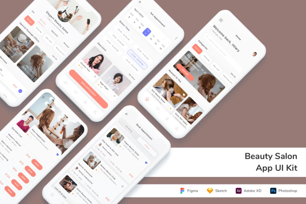 Beauty Salon App UI Kit