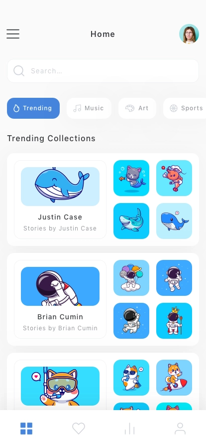NFT Marketplace Mobile App UI Kit - Screenshot 2