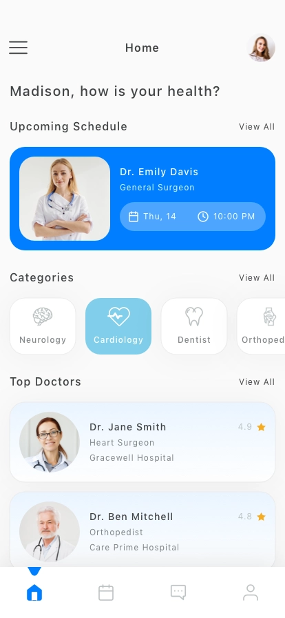 Medical Mobile App UI Kit - Screenshot 1