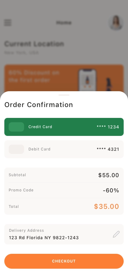 Food Ordering Mobile App UI Kit - Screenshot 3