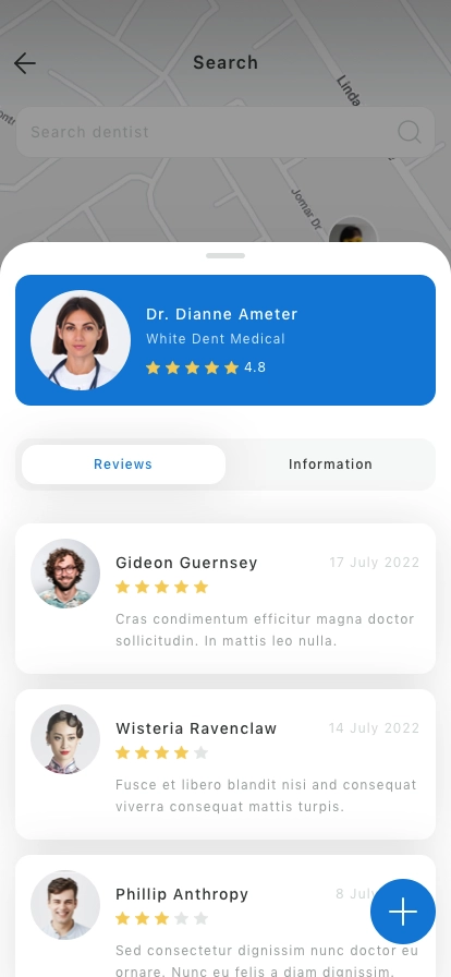 Dental Doctor Mobile App UI Kit - Screenshot 2