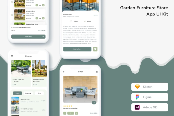 Garden Furniture Store App UI Kit