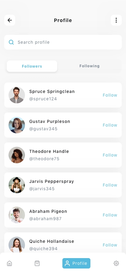 Social Media Mobile App UI Kit - Screenshot 2