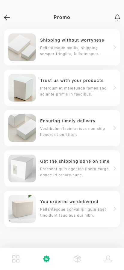 Shipping Calculator Mobile App UI Kit - Screenshot 2