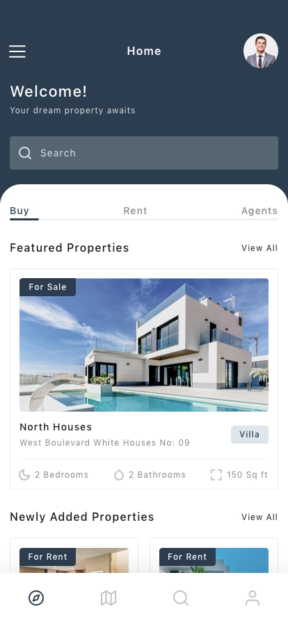 Smart Property Mobile App UI Kit - Screenshot 1