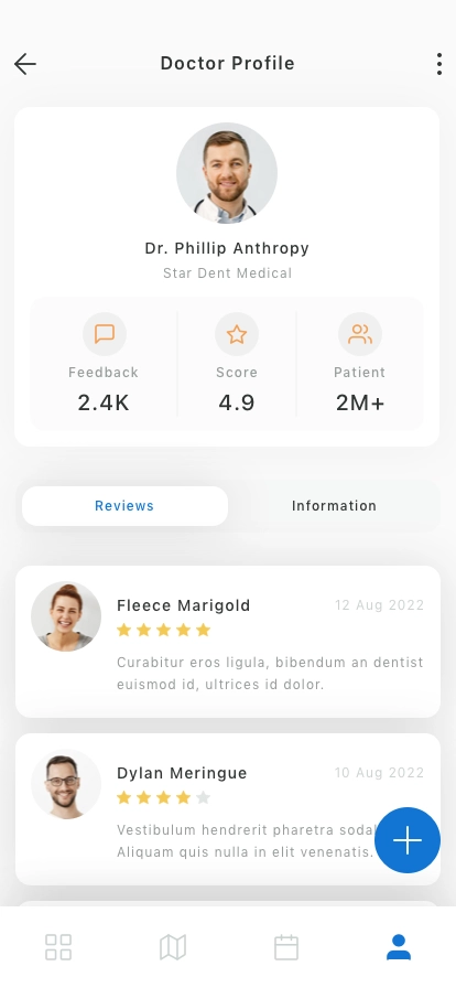 Dental Doctor Mobile App UI Kit - Screenshot 4