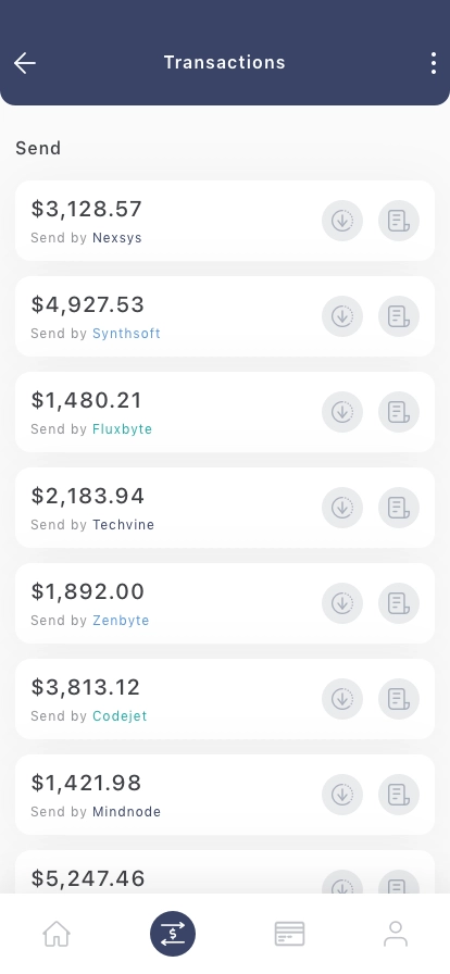 E-Wallet Mobile App UI Kit - Screenshot 2