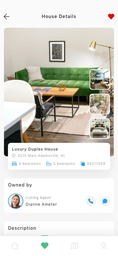 Real Estate Mobile App UI Kit - Screenshot 4
