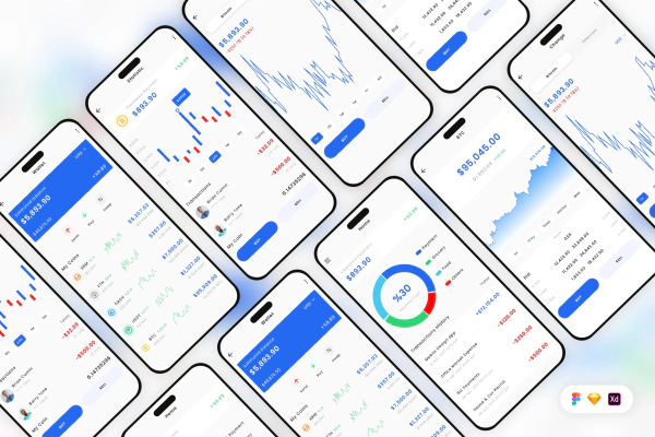 DeFi Token Exchange & Wallet Mobile App UI Kit