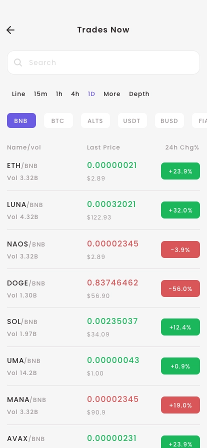 Cryptocurrency Exchange App UI Kit - Screenshot 3