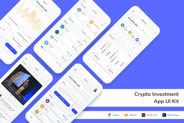 Crypto Investment App UI Kit