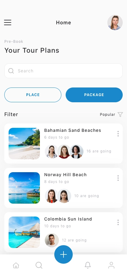 Travel Mobile App UI Kit - Screenshot 1