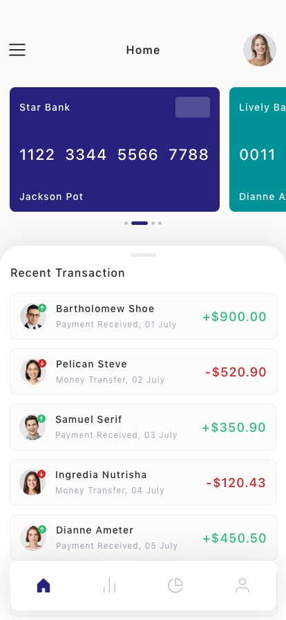 Mobile Banking Mobile App UI Kit - Screenshot 1