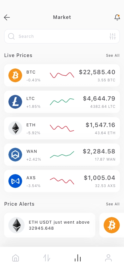 Crypto Trading Mobile App UI Kit - Screenshot 4
