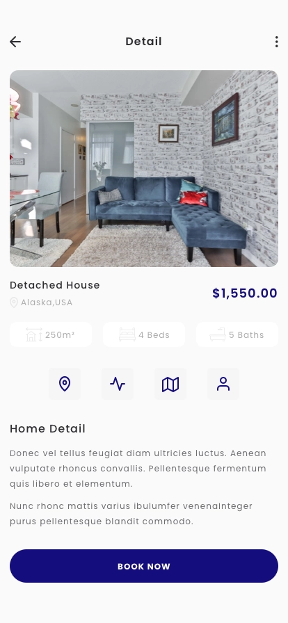 Real Estate App UI Kit - Screenshot 4