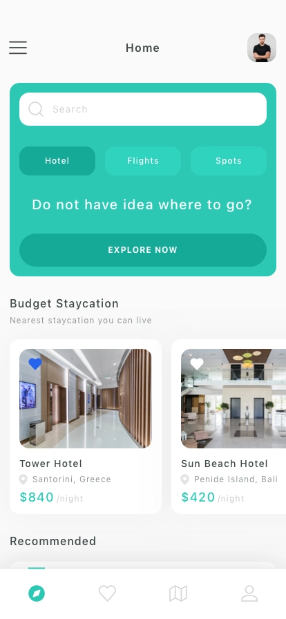 Travel Booking Mobile App UI Kit - Screenshot 1