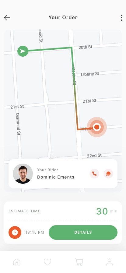 Food Delivery & Shop App UI Kit - Screenshot 5