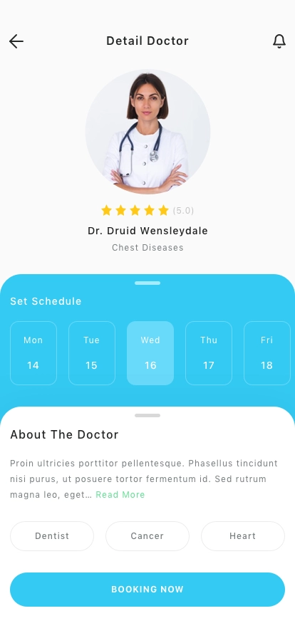 Online Doctor App UI Kit - Screenshot 3