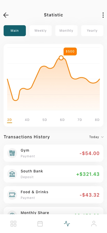 Fintech Solutions Mobile App UI Kit - Screenshot 2