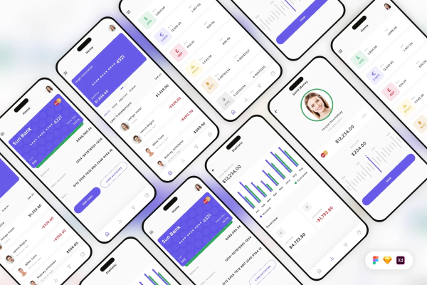 Credit Card & Banking Mobile App UI Kit