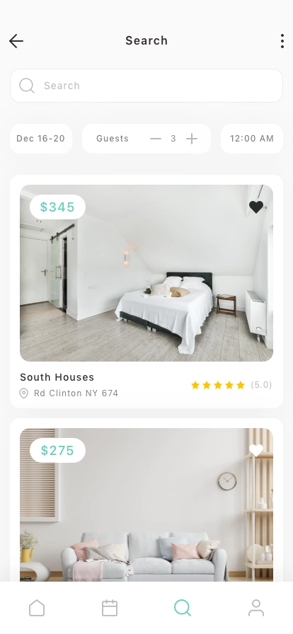 Accommodation Booking Mobile App UI Kit - Screenshot 2