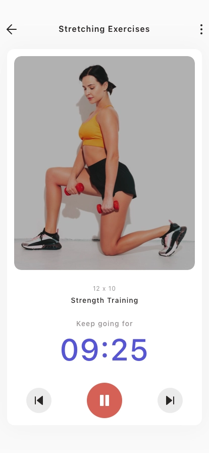 Workout Mobile App UI Kit - Screenshot 4