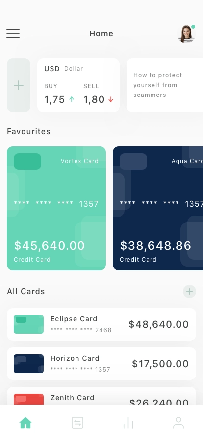Personal Banking Mobile App UI Kit - Screenshot 3