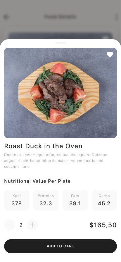 Food Delivery Mobile App UI Kit - Screenshot 2