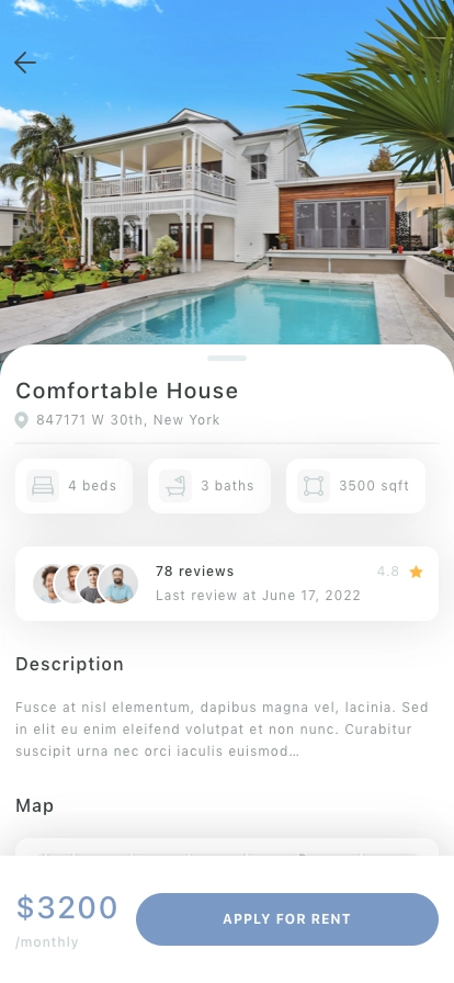 Real Estate Mobile App UI Kit - Screenshot 4